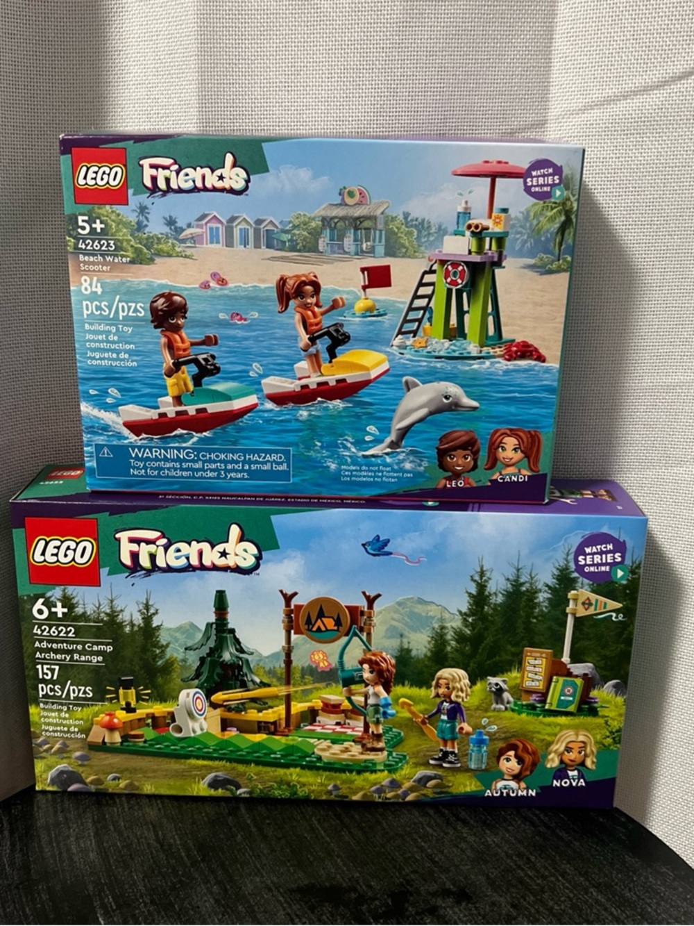 LEGO Friends Lot of 2 Sets 42623 42622 New Sealed Beach & Camp Ground